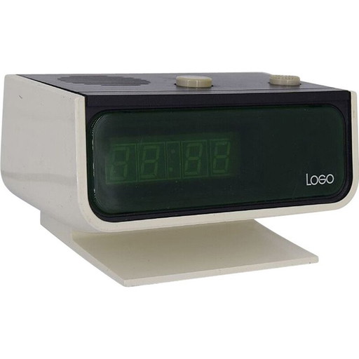 Réveil numérique vintage de l'ère spatiale, 1970