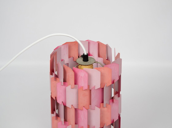 Image 1 of Lampe pendante vintage danoise à facettes par Louis Weisdorf pour Lyfa, 1972