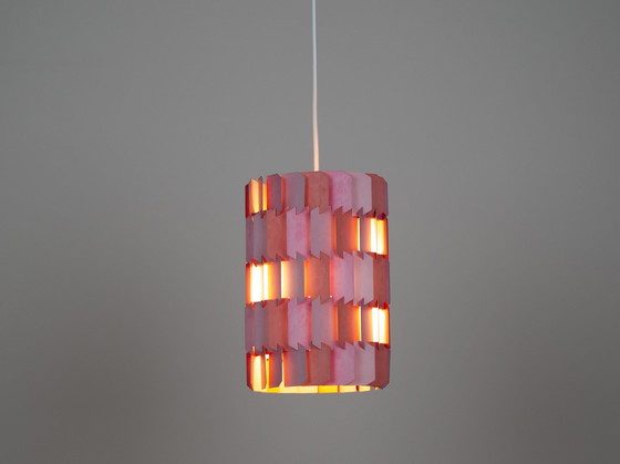 Image 1 of Lampe pendante vintage danoise à facettes par Louis Weisdorf pour Lyfa, 1972