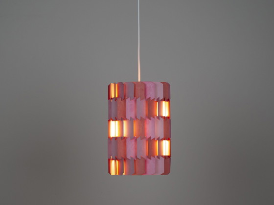Image 1 of Lampe pendante vintage danoise à facettes par Louis Weisdorf pour Lyfa, 1972