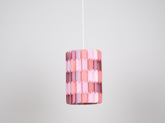 Image 1 of Lampe pendante vintage danoise à facettes par Louis Weisdorf pour Lyfa, 1972