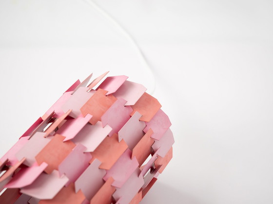 Image 1 of Lampe pendante vintage danoise à facettes par Louis Weisdorf pour Lyfa, 1972