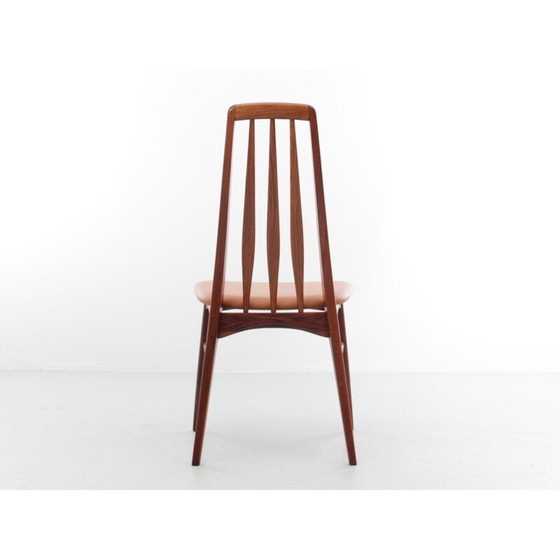 Image 1 of Ensemble de 4 chaises vintage en bois de rose modèle "Eva" par Niels Koefoed, 1964