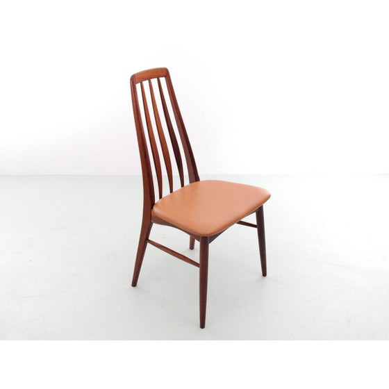 Image 1 of Ensemble de 4 chaises vintage en bois de rose modèle "Eva" par Niels Koefoed, 1964