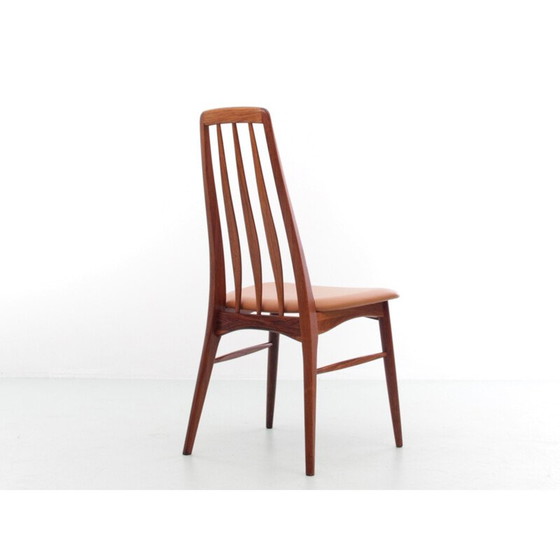Image 1 of Ensemble de 4 chaises vintage en bois de rose modèle "Eva" par Niels Koefoed, 1964