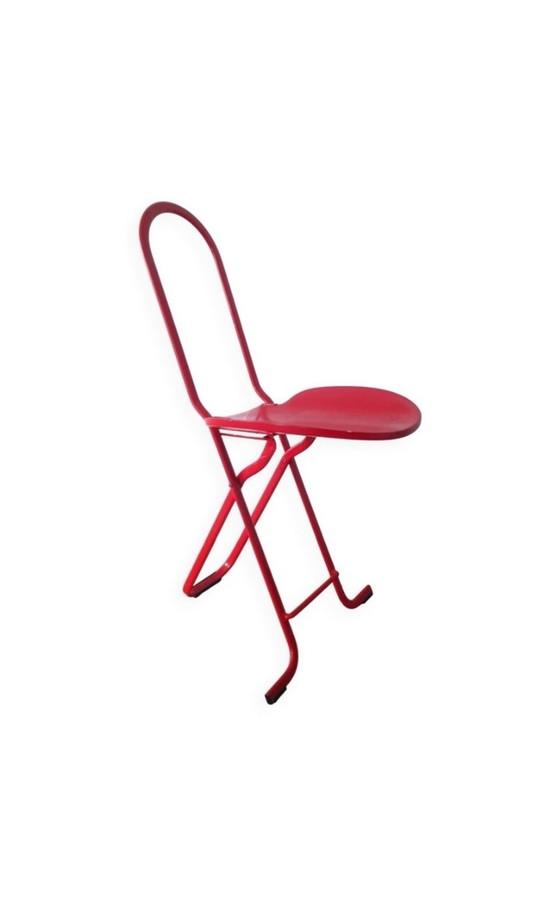Image 1 of Chaise Pliante Dafne Par Gastone Rinaldi Pour Thema