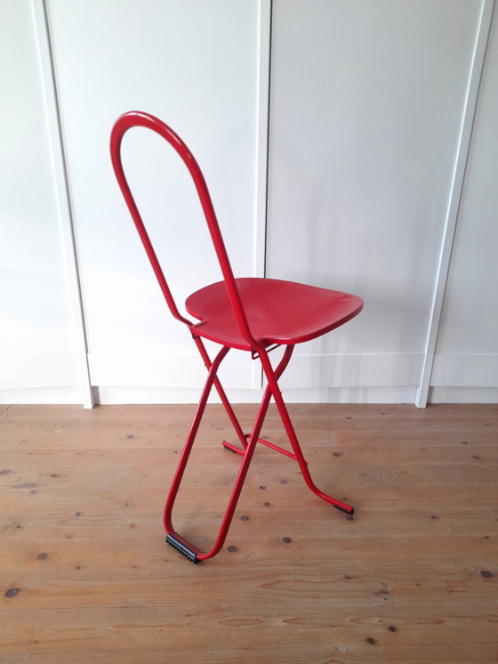 Image 1 of Chaise Pliante Dafne Par Gastone Rinaldi Pour Thema