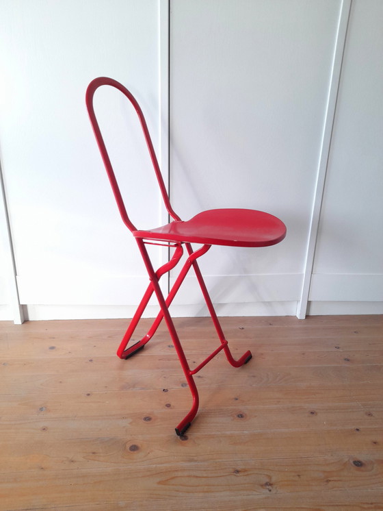 Image 1 of Chaise Pliante Dafne Par Gastone Rinaldi Pour Thema