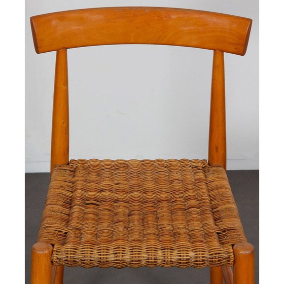 Image 1 of Chaise en bois vintage de Krasna Jizba, Tchécoslovaquie 1960