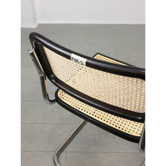 Image 1 of Chaise Vintage Cesca B32 en noir par Marcel Breuer, 1980