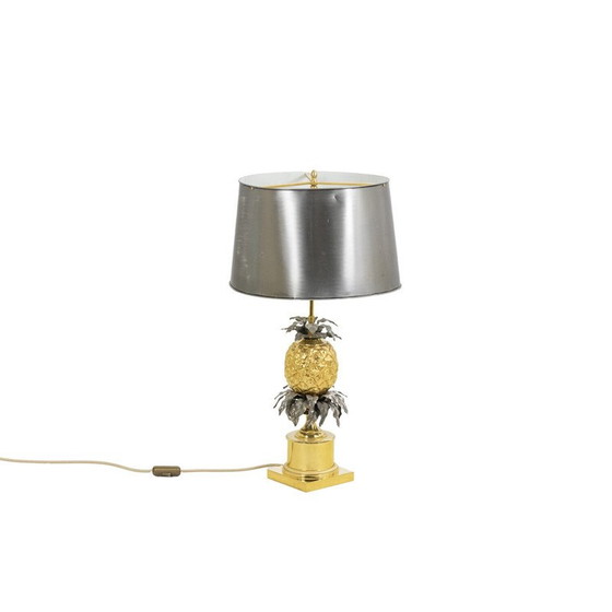 Image 1 of Lampe vintage en bronze "Ananas" par Maison Charles, 1960