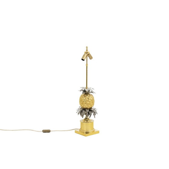 Image 1 of Lampe vintage en bronze "Ananas" par Maison Charles, 1960
