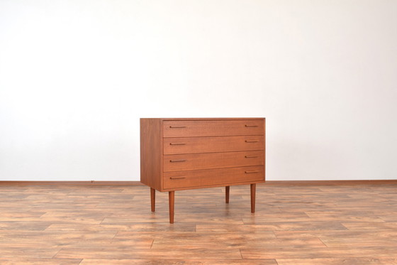 Image 1 of Commode en teck danoise du milieu du siècle par Kai Kristiansen pour Fm Møbler, années 1960.