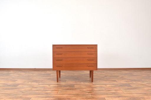 Commode en teck danoise du milieu du siècle par Kai Kristiansen pour Fm Møbler, années 1960.