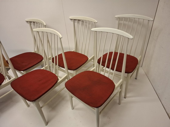 Image 1 of 6X Chaises de salle à manger scandinaves