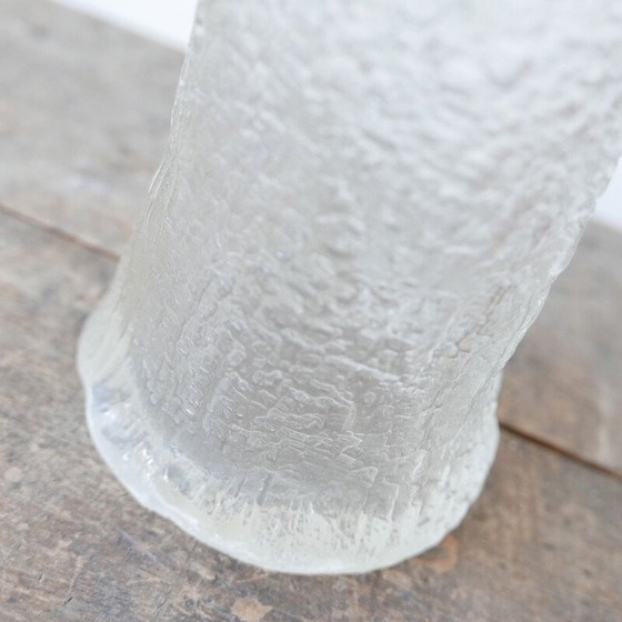 Image 1 of Lampe de table vintage en verre, Belgique, années 1970