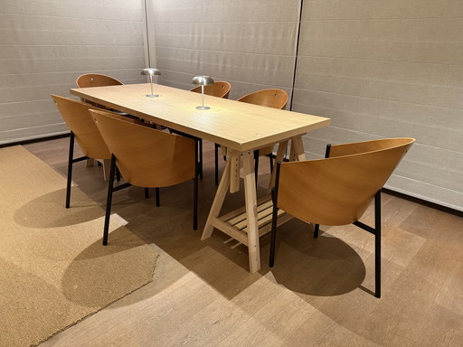 6 X Chaises Costes Par Philippe Starck Par Driade