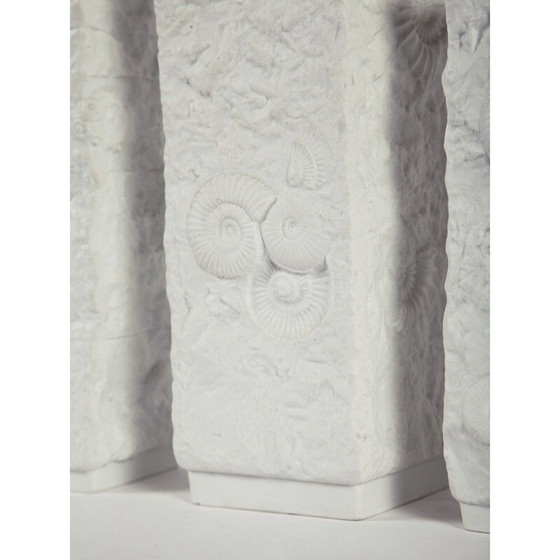 Image 1 of Vases vintage en porcelaine biscuitée, Allemagne 1960