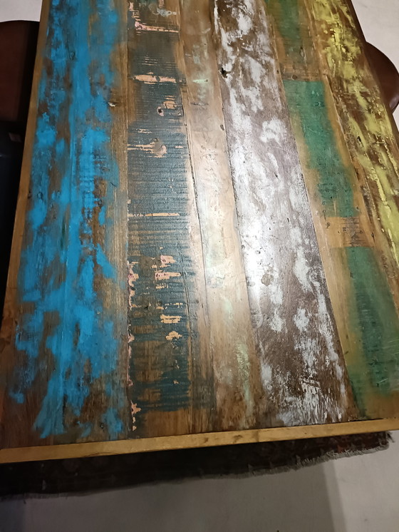 Image 1 of Table de salle à manger industrielle