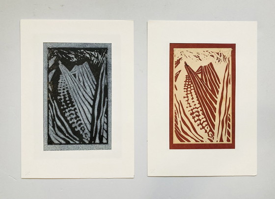 Image 1 of Ineke Zondag - Impression sur bois - Vintage