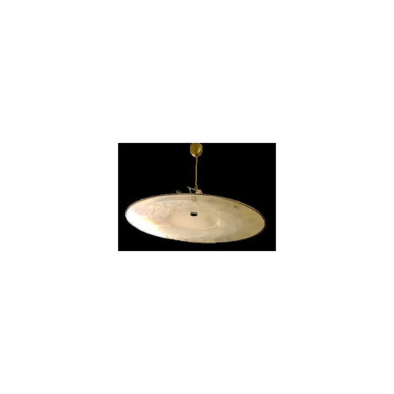 Image 1 of Lampe suspendue vintage en verre de Murano par Vistosi, années 1980