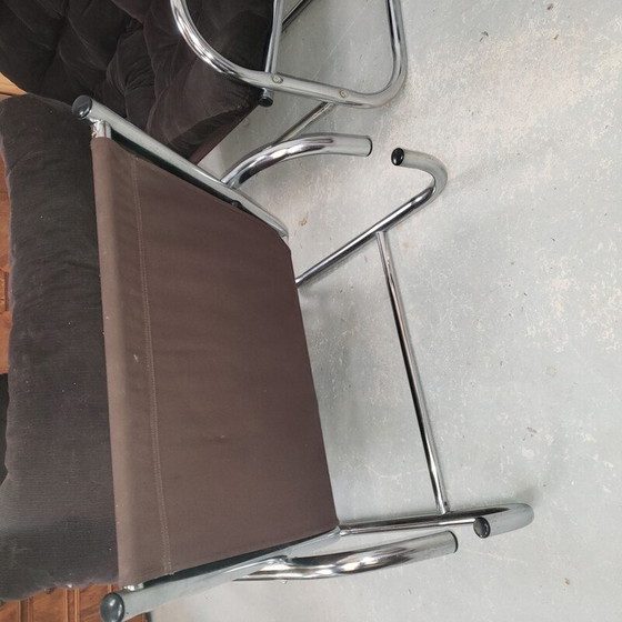 Image 1 of Ensemble de salon tubulaire chromé vintage, 1970