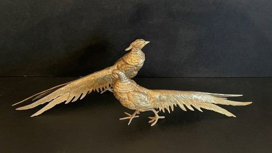 Image 1 of Paire de maisons de faisans Forrest 80S * Vintage *