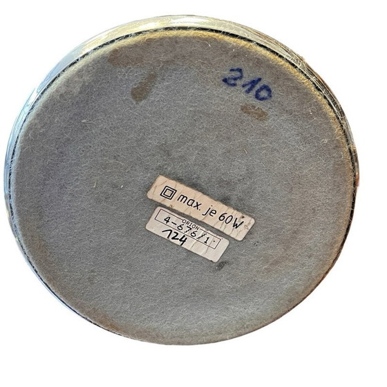 Image 1 of Lampe de table vintage en métal et laiton pour Orion Leuchtenherstellun, Allemagne 1970