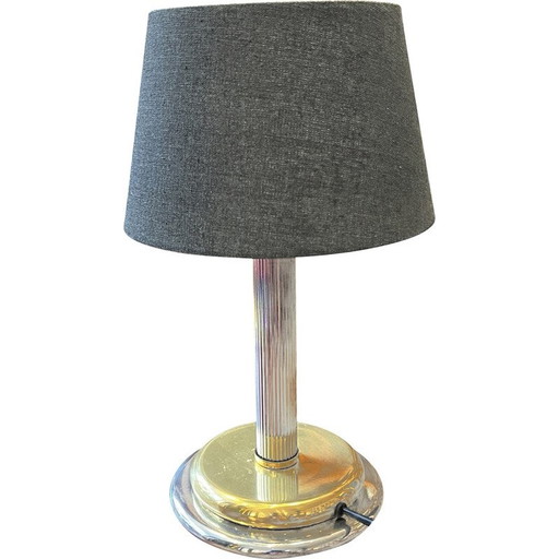 Lampe de table vintage en métal et laiton pour Orion Leuchtenherstellun, Allemagne 1970
