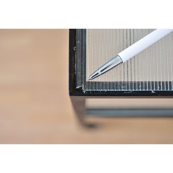 Image 1 of Chariots de bar vintage en métal noir par Herbert Hirche pour Christian Holzäpfel KG, Allemagne 1960