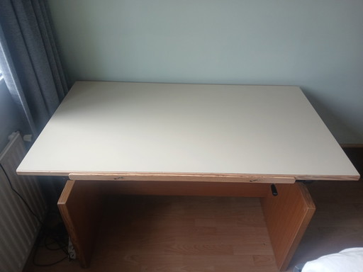 Hülsta Table à dessin / Bureau avec tiroirs