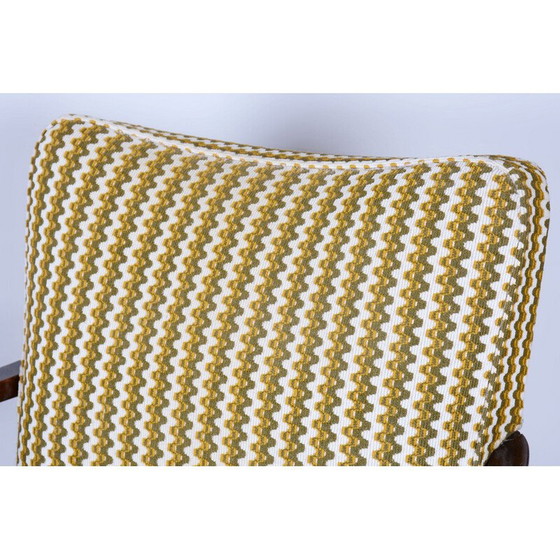 Image 1 of Paire de fauteuils Art Déco en hêtre massif, Tchécoslovaquie 1920