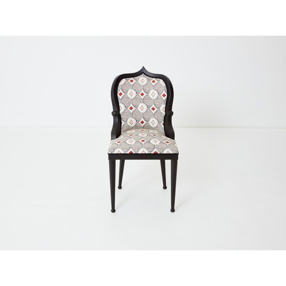 Image 1 of Chaise d'appoint Vintage Palace en chêne massif par Garouste et Mattia Bonetti, Marseille 1990