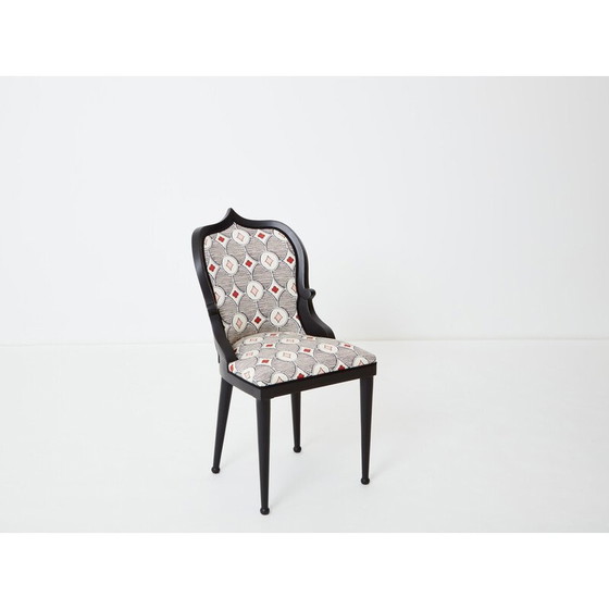 Image 1 of Chaise d'appoint Vintage Palace en chêne massif par Garouste et Mattia Bonetti, Marseille 1990