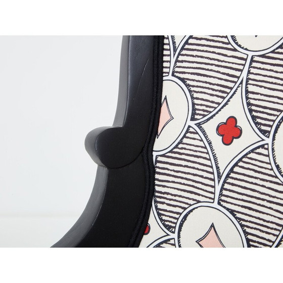 Image 1 of Chaise d'appoint Vintage Palace en chêne massif par Garouste et Mattia Bonetti, Marseille 1990