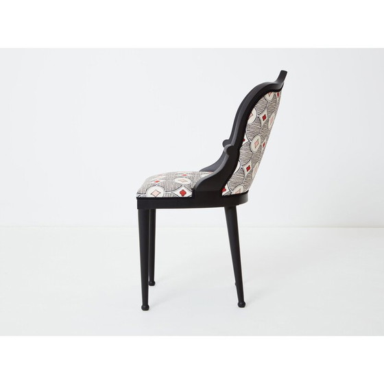 Image 1 of Chaise d'appoint Vintage Palace en chêne massif par Garouste et Mattia Bonetti, Marseille 1990