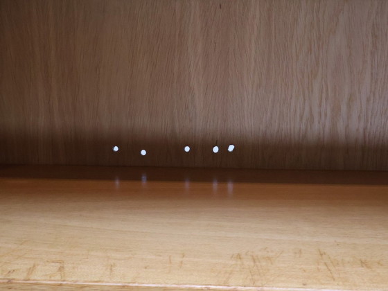 Image 1 of Vintage LP cabinet Sideboard Bookcase Chêne