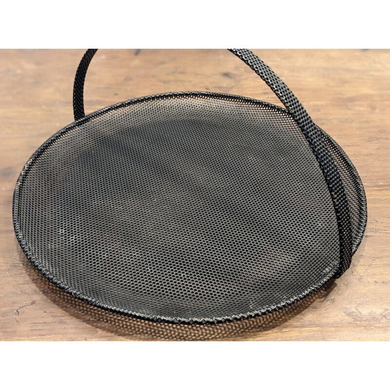 Image 1 of Panier vintage en métal noir par Mathieu Mategot, 1950-1960