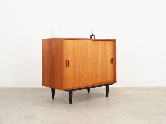 Image 1 of Armoire en teck, design danois, années 1970, fabricant : Thorsø Møbelfabrik