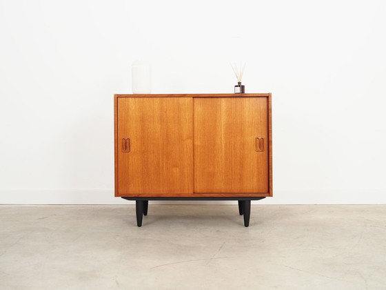 Image 1 of Armoire en teck, design danois, années 1970, fabricant : Thorsø Møbelfabrik