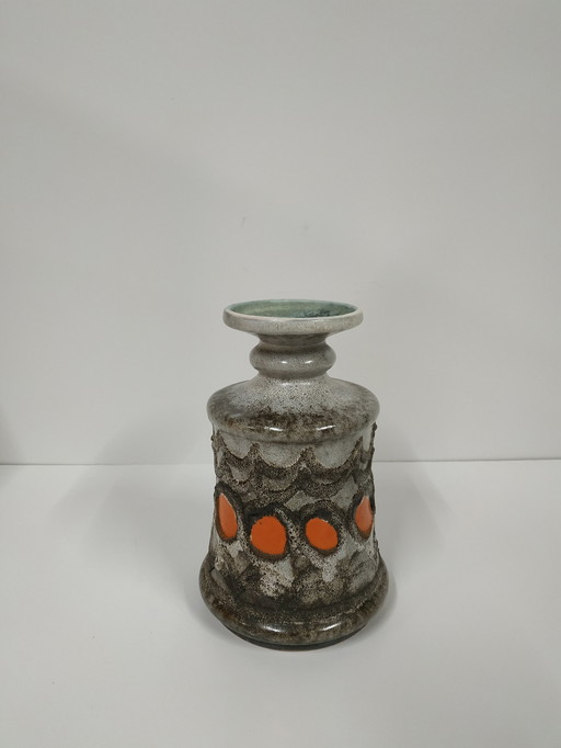 Strehla (Ddr) Pot de fleurs/vase en céramique (style Allemagne de l'Ouest)