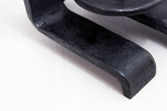 Image 1 of Bougeoir Brutaliste En Fonte 