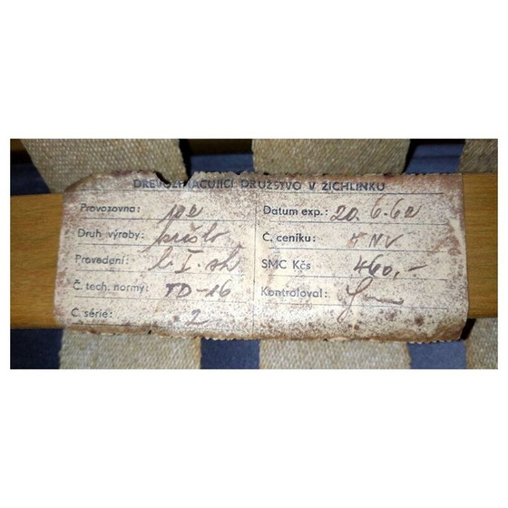 Image 1 of Paire de fauteuils vintage en bois courbé par Drevozpracujici Druzstvo, Tchécoslovaquie 1962