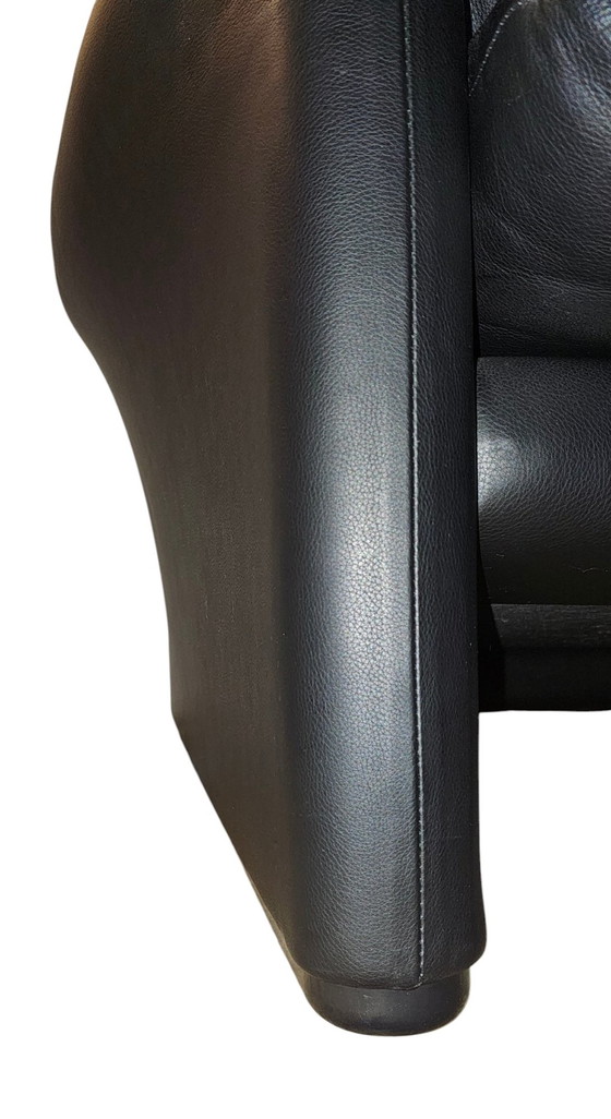 Image 1 of Canapé Cassina Maralunga cuir noir