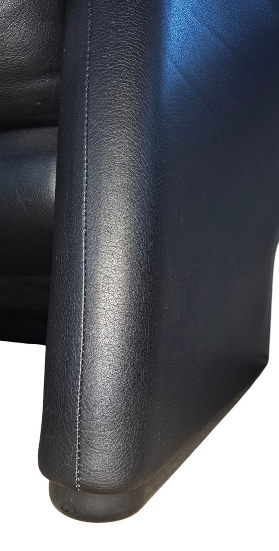 Image 1 of Canapé Cassina Maralunga cuir noir