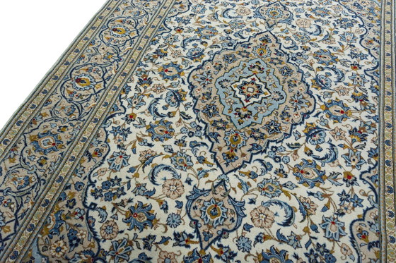Image 1 of Tapis d'Orient Keshan liège noué à la main - 300 X 200 cm