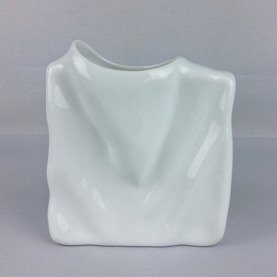 Image 1 of Vase vintage en porcelaine blanche Eschenbach 1980