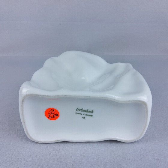Image 1 of Vase vintage en porcelaine blanche Eschenbach 1980