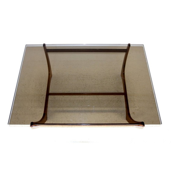 Image 1 of Table basse vintage en verre, Suède 1960