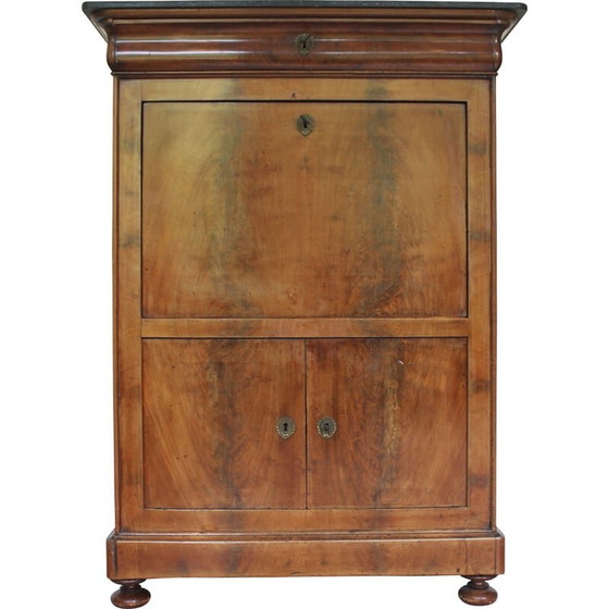 Image 1 of Secrétaire vintage en noyer